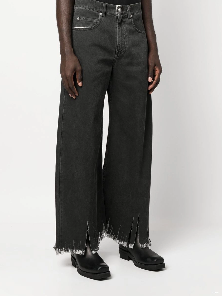 Cheap jeans fringed Women leg Alanui wide 0330